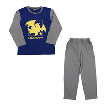 画像をギャラリービューアに読み込む, ポケモン パジャマ キッズ 長袖 男の子 上下セット 110cm~130cm 子供 子ども 秋 春 子供服 長ズボン 110 120 130 リザードン