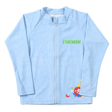 画像をギャラリービューアに読み込む, ピクミン 水着 ラッシュガード キッズ 男の子 110 120 130 cm 子供 スクール プール スイミング スイムウェア 水泳 学校 授業 海水浴 マリンスポーツ 小学校 スイム キャラクター (在庫限り)