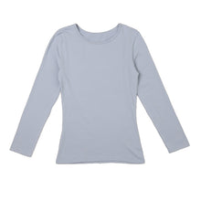 画像をギャラリービューアに読み込む, インナー 長袖 レディース 綿混 起毛 シャツ 丸首 M L LL 下着 肌着 女性 綿 コットン トップス 薄手 アンダーウェア 保湿 静電気対策 ストレッチ 洗濯タグなし 快適