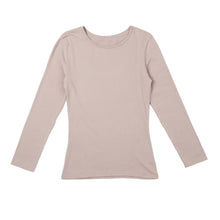 画像をギャラリービューアに読み込む, インナー 長袖 レディース 綿混 起毛 シャツ 丸首 M L LL 下着 肌着 女性 綿 コットン トップス 薄手 アンダーウェア 保湿 静電気対策 ストレッチ 洗濯タグなし 快適