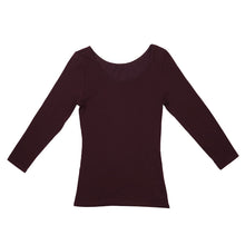 画像をギャラリービューアに読み込む, インナー 8分袖 レディース 綿混 起毛 シャツ 丸首 M L LL 下着 肌着 女性 綿 コットン 長袖 トップス 薄手 アンダーウェア 保湿 静電気対策 ストレッチ 洗濯タグなし 快適