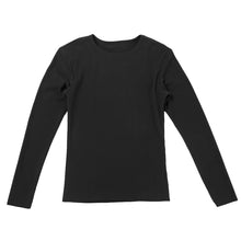 画像をギャラリービューアに読み込む, あったかインナー 両起毛 長袖 レディース 冬 冬用 胸当て付き M L LL 保温 防寒対策 冷え対策 暖かい 冬 冬用 下着 肌着 女性 薄手 ストレッチ 快適 温活 ヒートテック クルーネック あったか 無地 生活の木