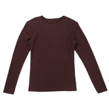 画像をギャラリービューアに読み込む, あったかインナー 両起毛 長袖 レディース 冬 冬用 胸当て付き M L LL 保温 防寒対策 冷え対策 暖かい 冬 冬用 下着 肌着 女性 薄手 ストレッチ 快適 温活 ヒートテック クルーネック あったか 無地 生活の木