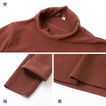 画像をギャラリービューアに読み込む, あったかインナー 両起毛 長袖 レディース 冬 冬用 モックネック ハイネック M L LL 保温 防寒対策 冷え対策 暖かい 冬 冬用 下着 肌着 女性 薄手 ストレッチ 快適 温活 ヒートテック あったか 無地 生活の木