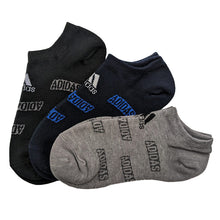 画像をギャラリービューアに読み込む, ソックス 靴下 アディダス キッズ スニーカー 男子 男の子 3足組 19-21cm~23-25cm 靴下 子供 くるぶし ソックス ジュニア adidas 福助 3足セット 迷彩 ロゴ