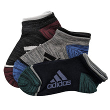 画像をギャラリービューアに読み込む, アディダス キッズ ソックス スニーカー丈 3足組 adidas 子供 靴下 キッズソックス スニーカーソックス スポーツソックス 男の子 女の子 子供靴下 通学ソックス 19-21cm~23-25cm ブランドソックス 消臭 丈夫 破れにくい