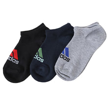 画像をギャラリービューアに読み込む, ソックス 靴下 アディダス キッズ スニーカー 男子 男の子 3足組 19-21cm~23-25cm 靴下 子供 くるぶし ソックス ジュニア adidas 福助 3足セット 迷彩 ロゴ