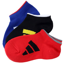 画像をギャラリービューアに読み込む, アディダス キッズ ソックス スニーカー丈 3足組 adidas 子供 靴下 キッズソックス スニーカーソックス スポーツソックス 男の子 女の子 子供靴下 通学ソックス 19-21cm~23-25cm ブランドソックス 消臭 丈夫 破れにくい