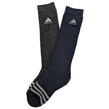 画像をギャラリービューアに読み込む, アディダス キッズ 靴下 ハイソックス 子供 冬 2足組 19-21cm~23-25cm 男の子 スポーツ ジュニア adidas ソックス ひざ下 19cm 23cm 男子 セット
