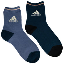 画像をギャラリービューアに読み込む, 福助 アディダス 靴下 レディース 2足組 23-25cm (adidas ソックス 総パイル 裏起毛 暖かい ふわふわ 婦人 冷え クルー丈 ふくすけ フクスケ fukuske 23cm 24cm 25cm) (在庫限り)