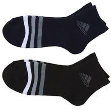 画像をギャラリービューアに読み込む, 福助 アディダス 靴下 メンズ 2足組 24-26cm・26-28cm (adidas ソックス 総パイル 裏起毛 暖かい ふわふわ 紳士 冷え クルー丈 ふくすけ フクスケ fukuske 24cm 25cm 26cm 27cm 28cm)