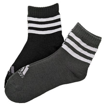 画像をギャラリービューアに読み込む, 福助 アディダス 靴下 メンズ 2足組 24-26cm・26-28cm (adidas ソックス 総パイル 裏起毛 暖かい ふわふわ 紳士 冷え クルー丈 ふくすけ フクスケ fukuske 24cm 25cm 26cm 27cm 28cm) (在庫限り)
