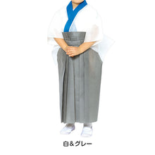 画像をギャラリービューアに読み込む, 侍衣装 キッズ コスプレ 着物 袴 セット 子供用 フリー 和装衣装 イベント衣装 発表会 運動会 コスチューム 時代劇衣装 なりきり衣装 軽量 簡単着用 不織布 衣装セット 武士衣装 和風コスプレ (取寄せ)