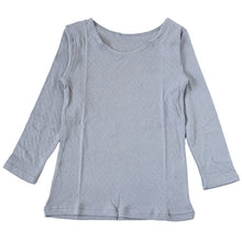 画像をギャラリービューアに読み込む, 綿100% 8分袖 インナー レディース 肌着 M L LL 下着 綿 コットン ガーゼ 薄手 秋 冬 シャツ 黒 オフホ グレー ピンク (在庫限り)