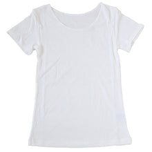 画像をギャラリービューアに読み込む, 綿100% インナー レディース 肌着 半袖 M L LL (下着 綿 コットン ガーゼ 薄手 秋 冬 シャツ 黒 オフホ グレー ピンク) (在庫限り)