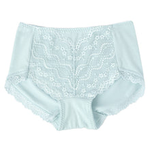画像をギャラリービューアに読み込む, お腹押さえ ショーツ レース M L LL 補正 下着 補整 ショーツガードル お腹 下腹 レディース 女性 インナー たるみ パワーネット 引きしめ 産後 可愛い ストレッチ 吸水速乾 綿マチ付き