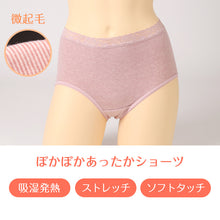 画像をギャラリービューアに読み込む, あったか 微起毛 ショーツ レディース 2枚組 吸湿発熱 M L LL あったかインナー 暖かい 下着 起毛 パンツ パンティ 綿 寒さ対策 冷え対策 女性 インナー 婦人 肌着 防寒 ストレッチ 秋 冬 深め 深ばき まとめ買い