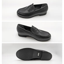 画像をギャラリービューアに読み込む, ローファー 学生靴 通学靴 革靴 本革 靴 シューズ 女子 レディース 3E 21cm~27cm (アサヒシューズ 通学 中学校 高校 ジュニア 子供 学校 スクール 撥水加工) (送料無料) (取寄せ)