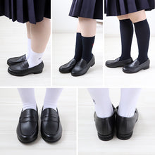 画像をギャラリービューアに読み込む, ローファー 学生靴 通学靴 革靴 本革 靴 シューズ 女子 レディース 3E 21cm~27cm (アサヒシューズ 通学 中学校 高校 ジュニア 子供 学校 スクール 撥水加工) (送料無料) (取寄せ)