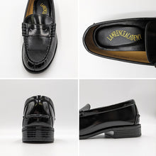 画像をギャラリービューアに読み込む, ローファー 学生靴 通学靴 合皮 靴 シューズ 女子 レディース 3E 21cm~27cm (アサヒシューズ 通学 中学校 高校 ジュニア 子供 学校 スクール) (送料無料) (取寄せ)