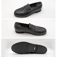 画像をギャラリービューアに読み込む, ローファー 学生靴 通学靴 革靴 本革 靴 シューズ 男子 メンズ 3E 23cm~30cm (アサヒシューズ 通学 中学校 高校 ジュニア 子供 学校 スクール 撥水加工) (送料無料) (取寄せ)