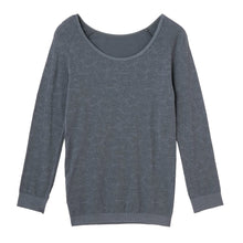 画像をギャラリービューアに読み込む, インナー レディース あったかインナー 8分袖インナー 着るタイツ 暖かい M・L 女性 婦人 インナーシャツ アンダーウェア 薄手 Uネック 防寒 寒さ対策 花柄