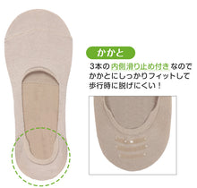 画像をギャラリービューアに読み込む, アツギ フットカバー 深ばき 滑り止め 脱げにくい カバーソックス ずれにくい 21-23cm・23-25cm 滑り止め付き 綿混 無縫製 黒 ベージュ ATSUGI 無地 atsugi 深い 靴下 深め レッグウェア