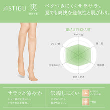 画像をギャラリービューアに読み込む, アスティーグ 爽 ショートストッキング ストッキング ひざ下 22-25cm (ASTIGU ひざ下丈 ハイソックス 婦人 ベージュ 伝線しにくい)