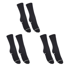 画像をギャラリービューアに読み込む, ソックス クルー クルーソックス ジュニア クルー丈 靴下 20cm丈 3足組 22-24cm・24-26cm (白 黒 紺 レディース 女子 スクール 通学 部活 中学生 高校生)