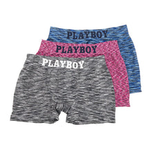 画像をギャラリービューアに読み込む, PLAYBOY ボクサーパンツ メンズ ボクサーブリーフ ブランド 成型ボクサー インナー 3枚組 M~LL セット 前閉じ 下着 男性 パンツ ボクサー シンプル おしゃれ プレイボーイ