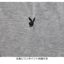 画像をギャラリービューアに読み込む, インナー メンズ tシャツ 半袖 クルーネック 綿混 プレイボーイ M~LL 紳士 トップス インナーシャツ ワンポイント 紳士肌着 男 下着 ブランド PLAYBOY アンダーウェア