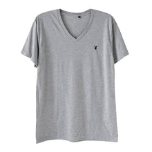 画像をギャラリービューアに読み込む, インナー メンズ tシャツ 半袖 vネック 綿混 プレイボーイ M~LL 紳士 トップス インナーシャツ ワンポイント v首 下着 紳士肌着 男 PLAYBOY ブランド アンダーウェア