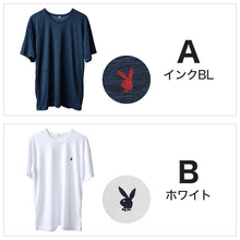 画像をギャラリービューアに読み込む, メンズ 半袖 メッシュ tシャツ インナー ブランド プレイボーイ M~LL 下着 夏 春 薄手 肌着 インナーシャツ クルーネック 丸首 ワンポイント 紳士 トップス 紳士肌着 男 アンダーウェア