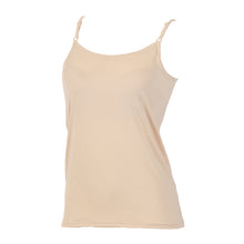 画像をギャラリービューアに読み込む, キャミソール レディース カップ付きキャミソール カップ付き 接触冷感 アツギ M~LL (冷やしインナーはじめました カップ付 キャミ 婦人 カップ付きインナー インナー 夏 ベージュ 黒 白 下着 肌着) (在庫限り)