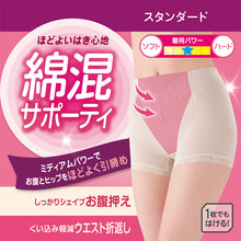 画像をギャラリービューアに読み込む, 一枚履き ガードルショーツ ガードル 1分丈 1枚履き 綿 ぽっこりお腹 アツギ ウエスト64~90cm (ミディアム丈 ATSUGI レディース 女性 婦人 下着 下腹 産後 補正下着 姿勢 下っ腹)