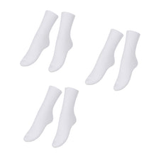 画像をギャラリービューアに読み込む, 靴下 白 キッズ ソックス クルーソックス リブ ロークルー丈 子供 3足組 22-24cm・24-26cm (白ソックス 中学生 ロークルー丈ソックス アツギ スクールソックス まとめ買い リブソックス レッグウェア)