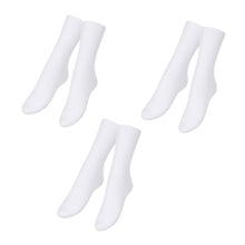 画像をギャラリービューアに読み込む, 靴下 白 キッズ ソックス クルーソックス リブ クルー丈 子供 ジャストクルー 3足組 22-24cm・24-26cm (白ソックス 中学生 クルー丈ソックス アツギ スクールソックス まとめ買い リブソックス レッグウェア)