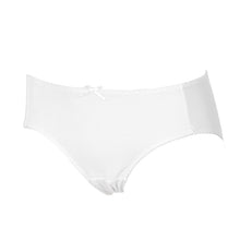 画像をギャラリービューアに読み込む, アツギ ジュニア ショーツ 綿混 白 女の子 シンプル S~LL 下着 中学生 女子 スクール インナー スクールショーツ ハイジュニ パンツ 肌着 ジュニアインナー インナー かわいい リボン付き
