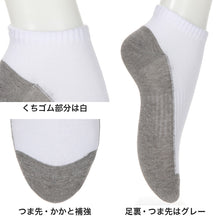 画像をギャラリービューアに読み込む, スクールソックス 白 スニーカー丈 通学 靴下 子供 学校 汚れが目立ちにくい 2足組 16-18cm~24-26cm 小学生 小学校 中学生 男子 女子 スクール ソックス くつ下 くつした 足底 グレー 丈夫 2足 セット アツギ (在庫限り)