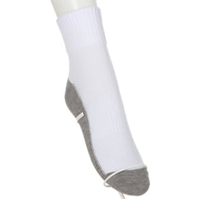 画像をギャラリービューアに読み込む, スクールソックス 白 ハイカット丈 通学 靴下 子供 学校 汚れが目立ちにくい 2足組 16-18cm~24-26cm 小学生 小学校 男子 女子 スクール ショートソックス くつ下 くつした 足底 グレー 丈夫 アツギ (在庫限り)
