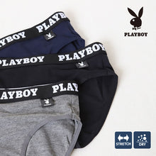 画像をギャラリービューアに読み込む, ショーツ レディース 婦人 シンプル ブランド PLAYBOY M L LL 下着 肌着 インナー PLAY BOY かっこいい 綿混