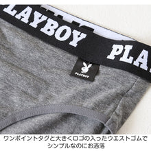 画像をギャラリービューアに読み込む, ショーツ レディース 婦人 シンプル ブランド PLAYBOY M L LL 下着 肌着 インナー PLAY BOY かっこいい 綿混