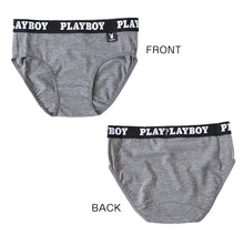 画像をギャラリービューアに読み込む, ショーツ レディース 婦人 シンプル ブランド PLAYBOY M L LL 下着 肌着 インナー PLAY BOY かっこいい 綿混