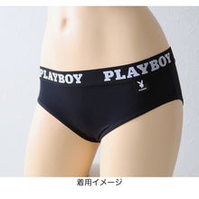 画像をギャラリービューアに読み込む, ショーツ レディース 婦人 シンプル ブランド PLAYBOY M L LL 下着 肌着 インナー PLAY BOY かっこいい 綿混