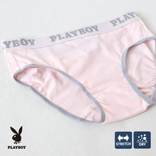 画像をギャラリービューアに読み込む, ショーツ レディース 婦人 シンプル ブランド PLAYBOY M L LL ストレッチ ドライ 女性 下着 肌着 インナー PLAY BOY 綿混