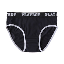画像をギャラリービューアに読み込む, ショーツ レディース 婦人 シンプル ブランド PLAYBOY M L LL ストレッチ ドライ 女性 下着 肌着 インナー PLAY BOY 綿混