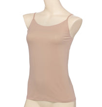 画像をギャラリービューアに読み込む, キャミソール レディース インナー アウターにひびきにくい シームレス 肌着 アツギ M~LL 婦人 ベージュ ピンク キャミ 下着 アスティーグ ASTIGU