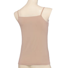 画像をギャラリービューアに読み込む, キャミソール レディース インナー アウターにひびきにくい シームレス 肌着 アツギ M~LL 婦人 ベージュ ピンク キャミ 下着 アスティーグ ASTIGU