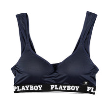 画像をギャラリービューアに読み込む, ハーフトップ レディース スポーツブラ スポブラ 婦人 シンプル ブランド ヨガ M L LL ウォーキング ストレッチ PLAYBOY 下着 肌着 インナー PLAY BOY かっこいい
