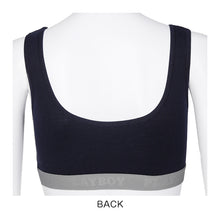 画像をギャラリービューアに読み込む, ハーフトップ レディース スポーツブラ スポブラ 婦人 シンプル ブランド ヨガ M L LL ウォーキング ストレッチ PLAYBOY 下着 肌着 インナー PLAY BOY かっこいい